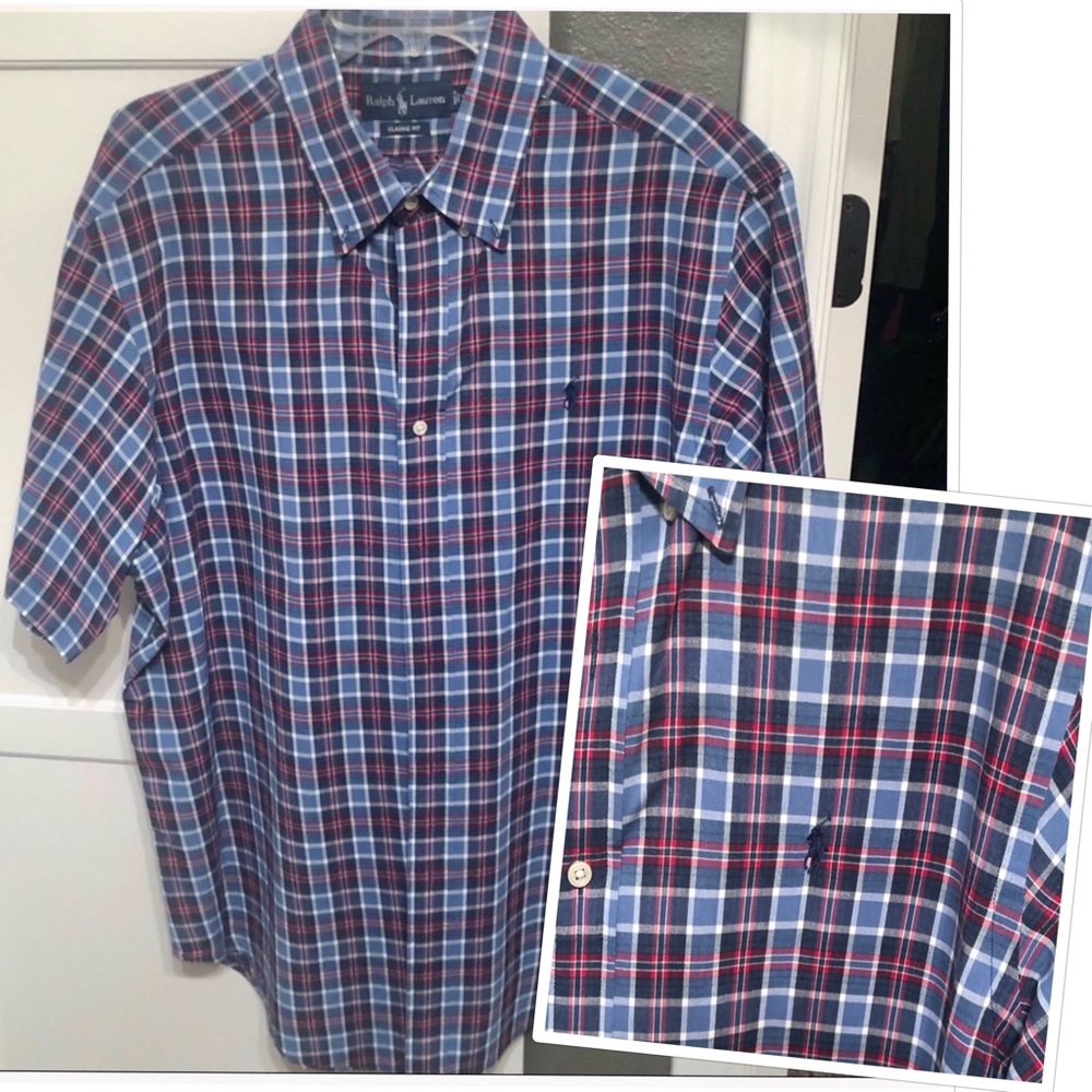 Ralph Lauren Button Front Shirt- Classic Fit